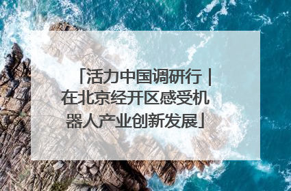 活力中国调研行｜在北京经开区感受机器人产业创新发展