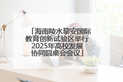 海南陵水黎安国际教育创新试验区举行2025年高校发展协同圆桌会会议