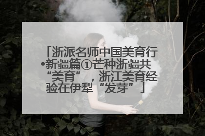 浙派名师中国美育行•新疆篇①芒种浙疆共“美育”，浙江美育经验在伊犁“发芽”