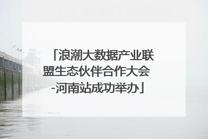 浪潮大数据产业联盟生态伙伴合作大会-河南站成功举办