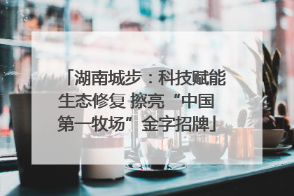 湖南城步：科技赋能生态修复 擦亮“中国第一牧场”金字招牌