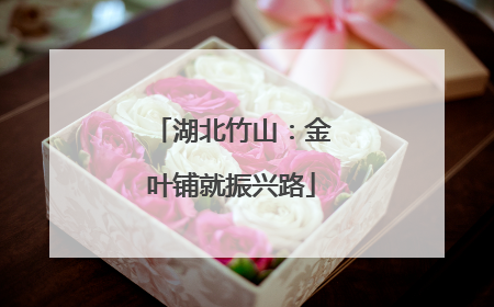 湖北竹山：金叶铺就振兴路