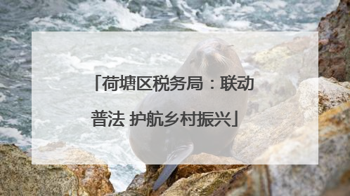 荷塘区税务局：联动普法 护航乡村振兴