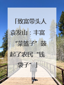致富带头人袁发山：丰富“菜篮子”鼓起了农民“钱袋子”