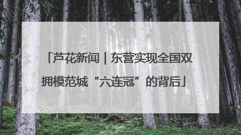 芦花新闻｜东营实现全国双拥模范城“六连冠”的背后