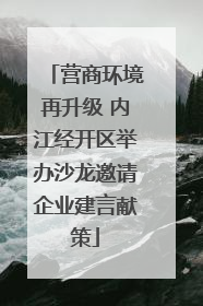 营商环境再升级 内江经开区举办沙龙邀请企业建言献策