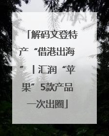解码文登特产“借港出海”丨汇润“苹果”5款产品一次出圈