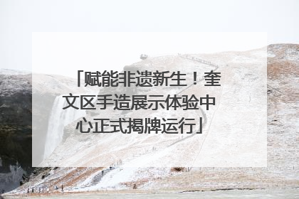 赋能非遗新生！奎文区手造展示体验中心正式揭牌运行
