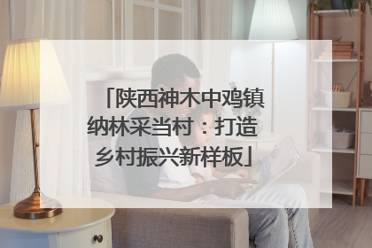 陕西神木中鸡镇纳林采当村：打造乡村振兴新样板