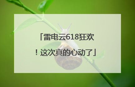 雷电云618狂欢！这次真的心动了