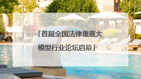 首届全国法律垂直大模型行业论坛启幕
