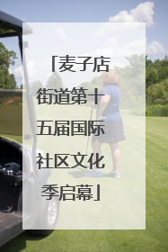 麦子店街道第十五届国际社区文化季启幕