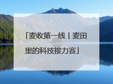 麦收第一线丨麦田里的科技接力赛