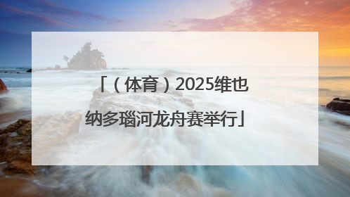 （体育）2025维也纳多瑙河龙舟赛举行