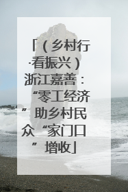 （乡村行·看振兴）浙江嘉善：“零工经济”助乡村民众“家门口”增收