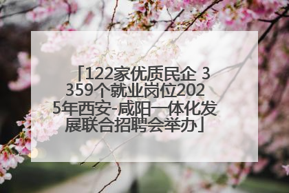 122家优质民企 3359个就业岗位2025年西安-咸阳一体化发展联合招聘会举办
