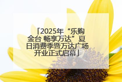 2025年“乐购金台 畅享万达”夏日消费季暨万达广场开业正式启幕