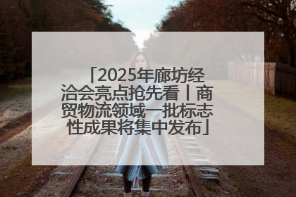 2025年廊坊经洽会亮点抢先看丨商贸物流领域一批标志性成果将集中发布