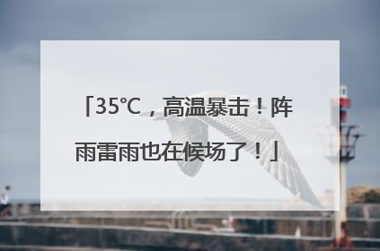 35℃，高温暴击！阵雨雷雨也在候场了！