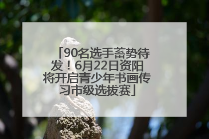 90名选手蓄势待发！6月22日资阳将开启青少年书画传习市级选拔赛