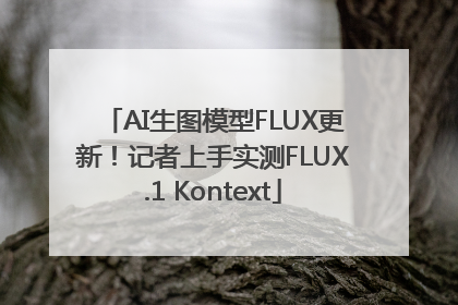 AI生图模型FLUX更新！记者上手实测FLUX.1 Kontext